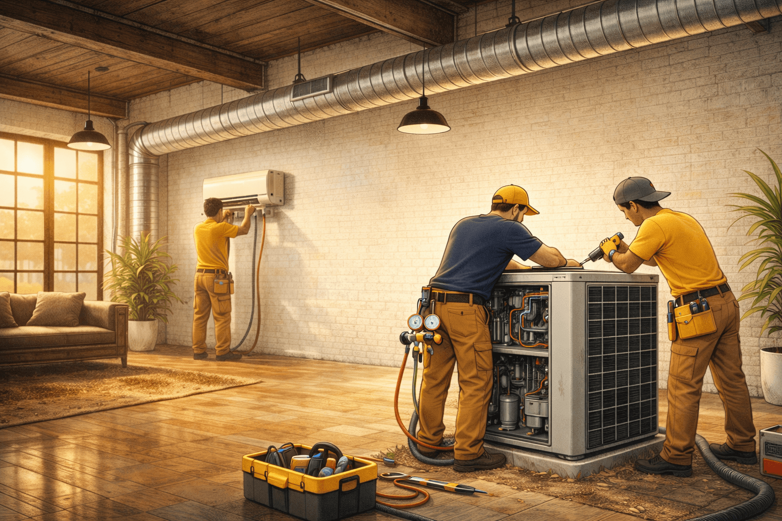 AZ Air Conditioning and Heating team serving Greater Vancouver